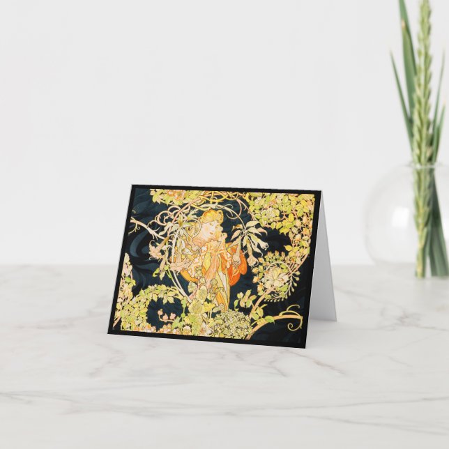 Notecard-Classic/Vintage-Mucha 20 Kort (Framsida)
