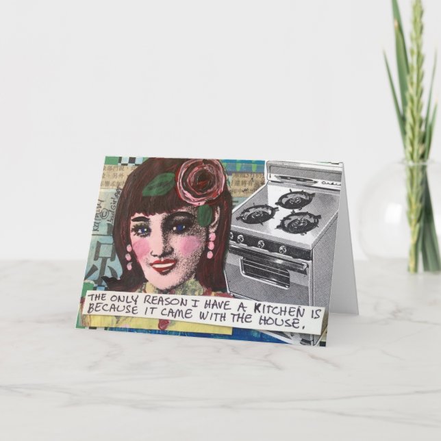 NOTECARD. DET ENDA SKÄLET TILL ATT JAG HAR EN KITC KORT (Framsida)