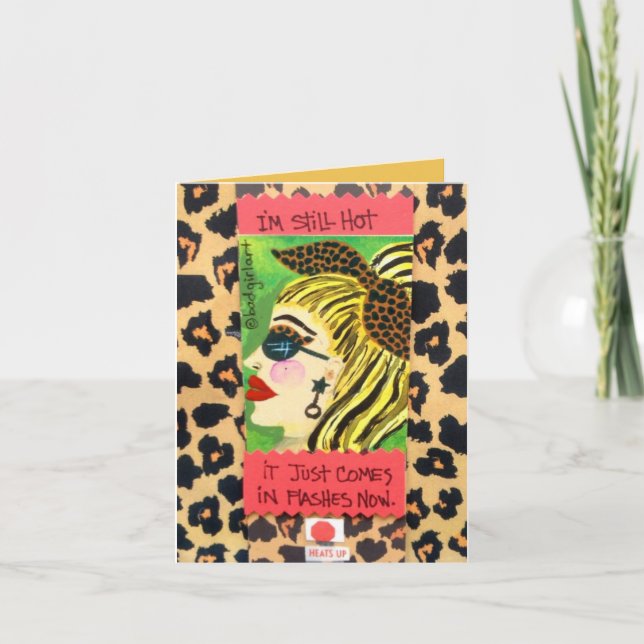 NOTECARD-DU ÄR FORTFARANDE HETT KORT (Framsida)