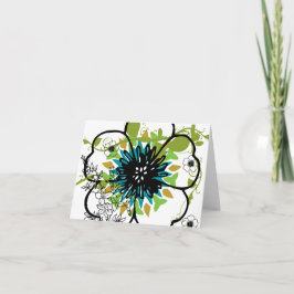 Notecard-Flowers-Blommigt 2 Kort