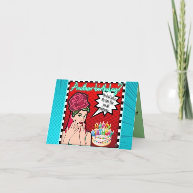 NOTECARD-födelsedag Kort (Framsida)