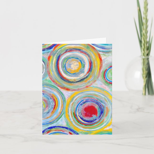 Notecard för centrifugera ut tomt kort (Framsida)