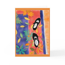 Notecard för nya skor