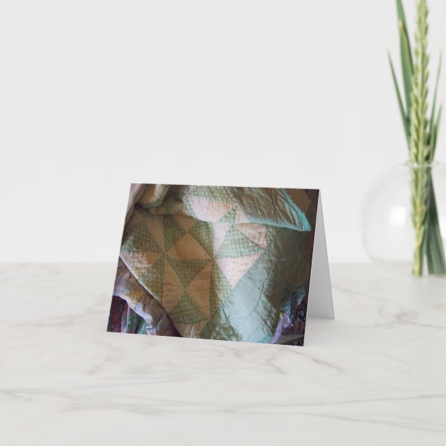 Notecard för vintagepinwheeltäcke kort (Framsida)