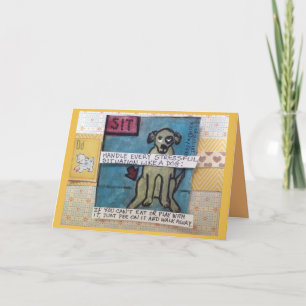 NOTECARD-HANDLE VARJE STRESSIGT KORT