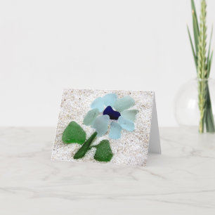 Notecard - Havsglasblomma Kort
