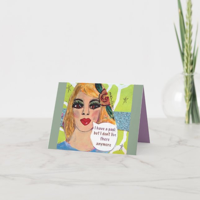 NOTECARD-I HAR EN FÖRFLUTNA KORT (Framsida)