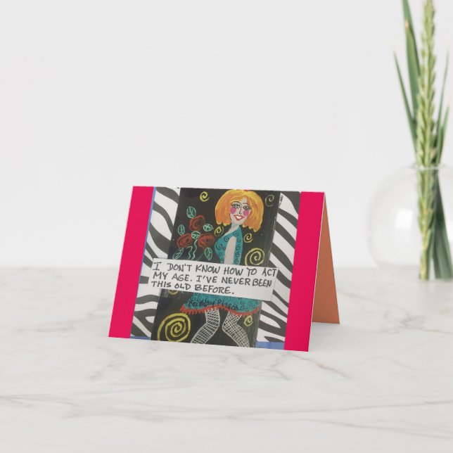 NOTECARD-I KÄNNER HUR JAG AGERAR KORT (Framsida)