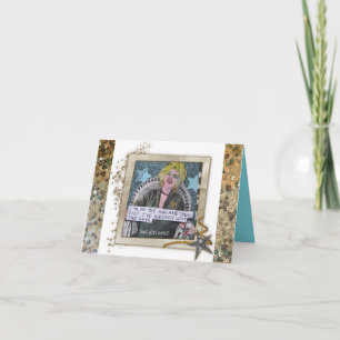 notecard-Iförmiddagen på ginen och tonicen bantar Kort