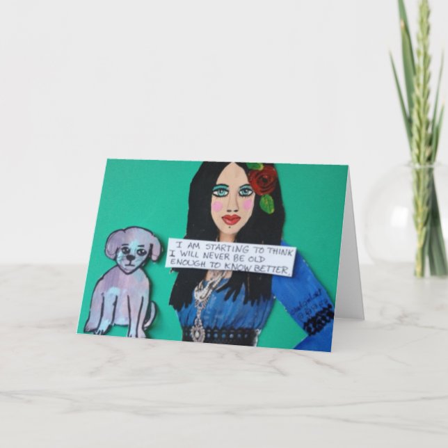 NOTECARD. IM BÖRJAR TILL TÄNKA KORT (Framsida)