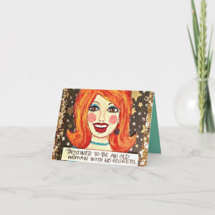 NOTECARD - INGET BEKLAGANDE. KORT