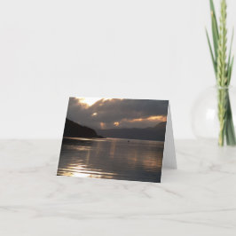 Notecard: Isle av den Skye solnedgången Kort