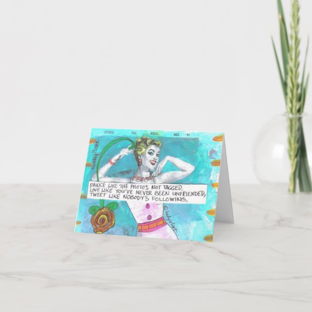 NOTECARD - KÄRLEKNÅGOT LIKNANDE HAR DU ALDRIG KORT (Framsida)