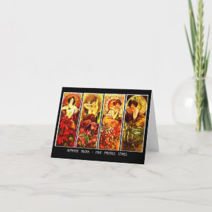 Notecard-Klassiker/Vintage-Mucha 13 Kort