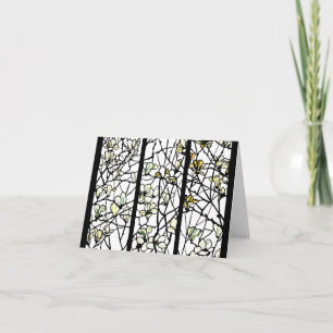 Notecard-lagrad glas-Louis Tiffany 8 Kort