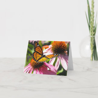 Notecard med Monarch Butterfly Kort