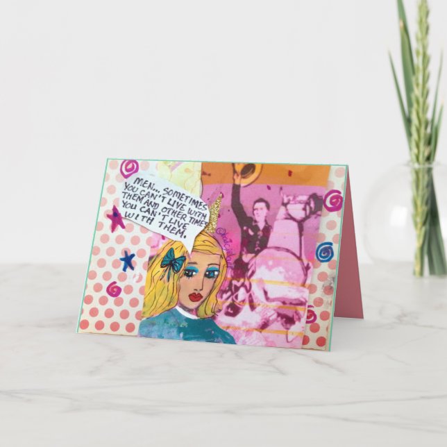 NOTECARD-MEN-SOMETIMES DIG CANT DIREKT MED DEM KORT (Framsida)