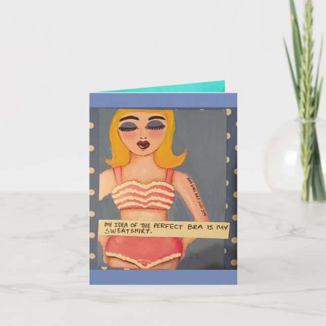 Notecard-Min idé om perfekt Bra är min svetsning. Kort (Framsida)