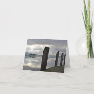 Notecard på förmiddagen i Connecticut Kort