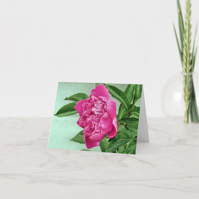Notecard - Peony Kort (Framsida)
