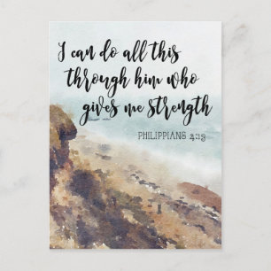 notecard philippians vykort