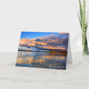 Notecard - Raquette sjö, NY Kort