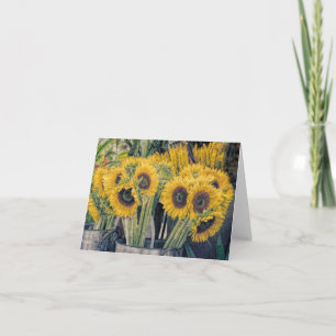 Notecard: Saltblommor Tack Kort