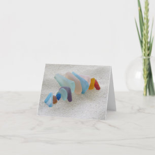 Notecard - Sea Glass Kabob Kort