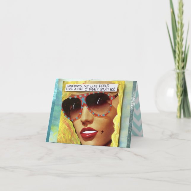 NOTECARD-SOMETIMES MIN LIVKÄNSELFÖRNIMMELSENÅGOT KORT (Framsida)