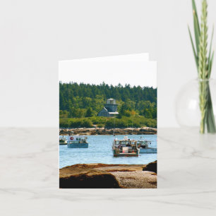 Notecard Stonington, Maine Kort