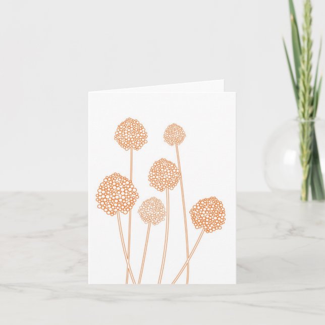 Notecard STRANGE FLOWERS Kort (Framsida)