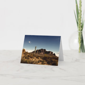 Notecard Superstitionberg Arizona Kort