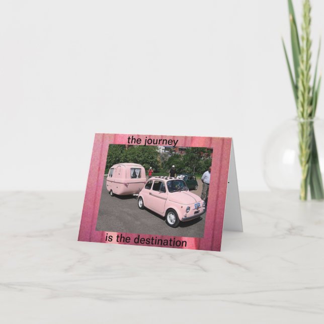 notecard-THERESAN ÄR DESTINATIONEN Kort (Framsida)