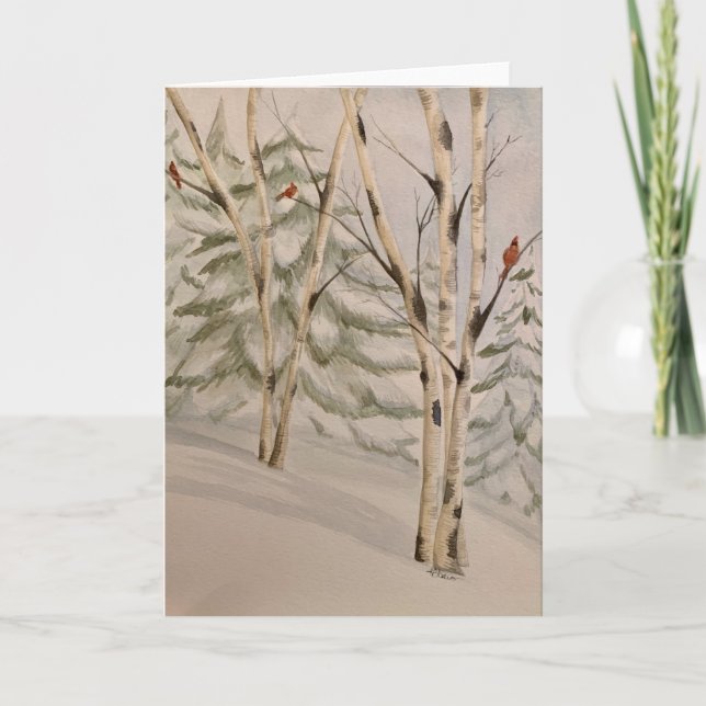 Notecard träd anteckningskort (Framsida)