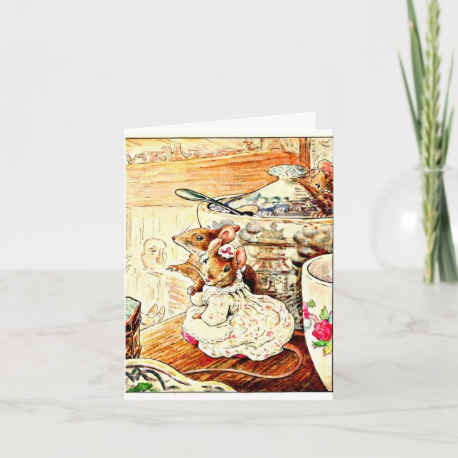 Notecard-Ungar Konst-Beatrix potter 17 Kort (Framsida)