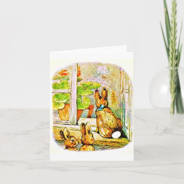 Notecard-Ungar Konst-Beatrix potter 21 Kort (Framsida)
