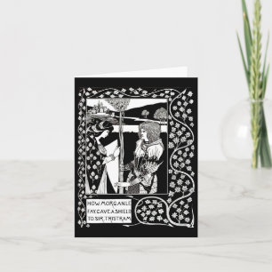 Notecard-Vintage Illustration-Aubrey Beardsley 11 Kort