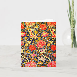 Notecard-Vintage tyg/Mode-William Morris 17 Kort