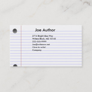 Notecard visitkort