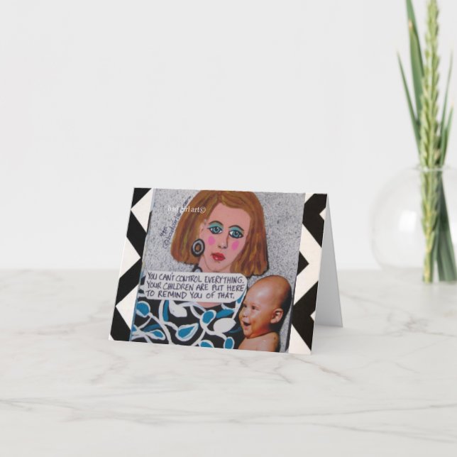 NOTECARD-YOU KAN INTE KONTROLLERA ALLT KORT (Framsida)