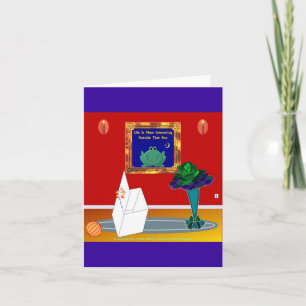 Notecard - yttersida som boxas vid Tricia Kort