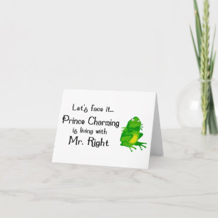 Notecards för Prince Charmig Kort