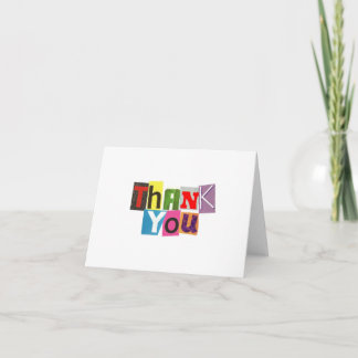 Notecards för Ransom Note Tack Kort