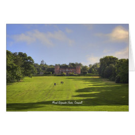 Notelet/kort för monteringsEdgcumbe hus tom OBS Kort