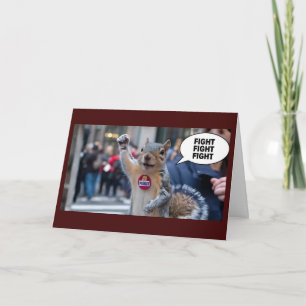 Nöten Ekorre Roligt Konservativt Jul Kort