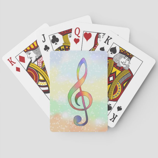 Notenschlüssel   casinokort (Baksidan)