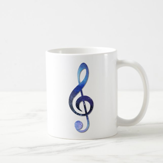 Notenschlüssel Kaffemugg (Höger)