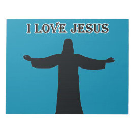 Notepad i love jesus anteckningsblock