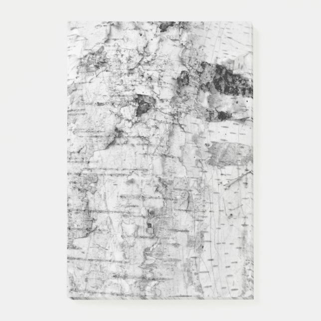 Noter från Birch bark mönster Post-it Block (Framsida)