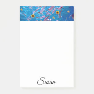 Noter i havet post-it block